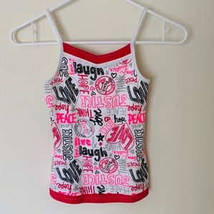 Justice Sparkly Cami Built in Bra